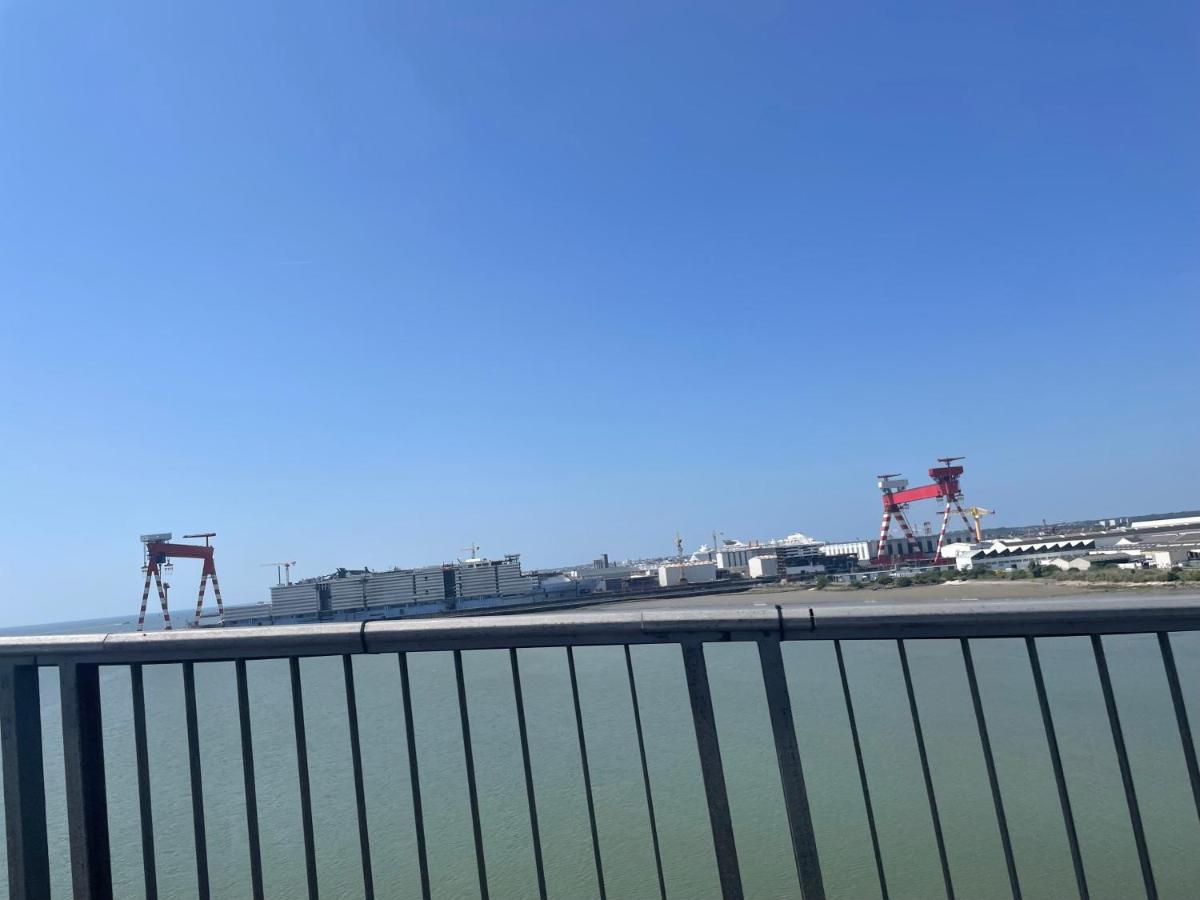 Studio Cosy Avec Terrasse, Proche Chantiers Et Airbus Saint-Nazaire  Exteriör bild