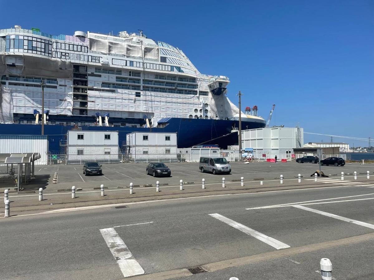 Studio Cosy Avec Terrasse, Proche Chantiers Et Airbus Saint-Nazaire  Exteriör bild